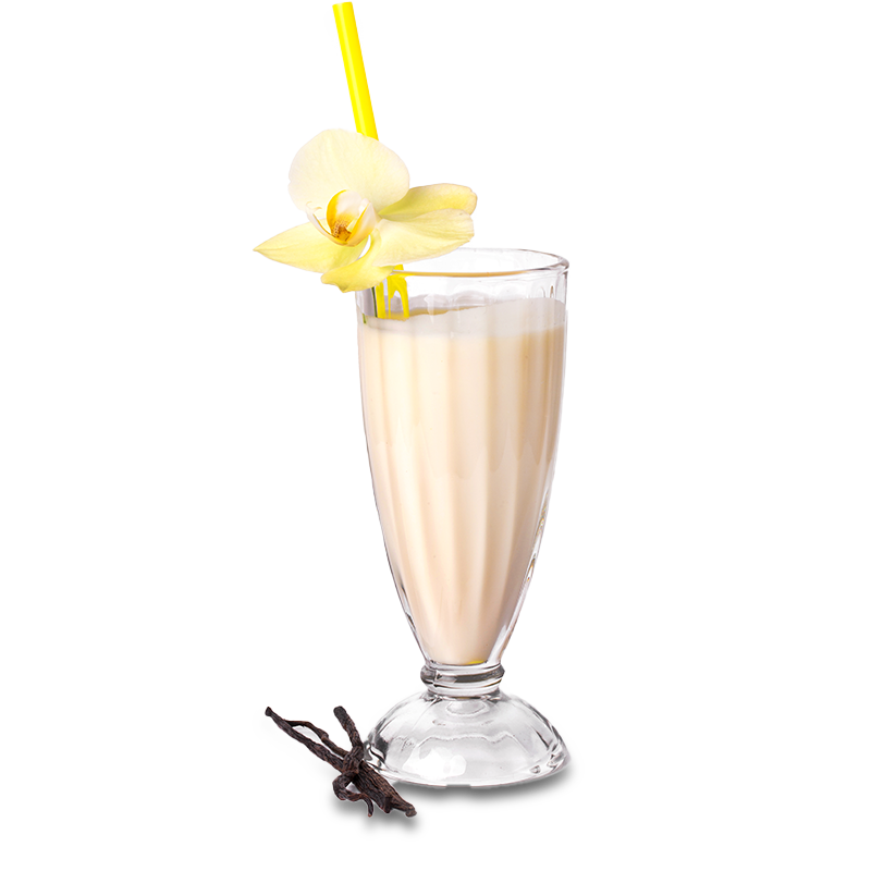 a milkshake with vanilla flavor extracts for dairy