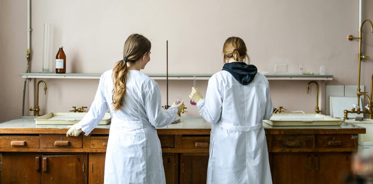 Flavor lab team testing strawberry flavoring release via volatility, partitioning, and binding in different matrices.